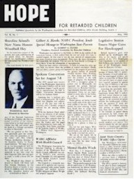 Hope for retarded children newsletter.