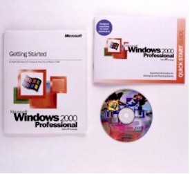 The Windows 2000 software. Select for more details 
      of the image.