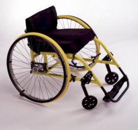 The Quickie wheelchair. Select for more details.